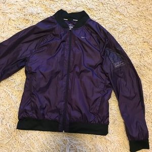 Nike running bomber jacket